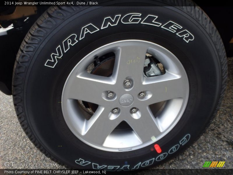 Dune / Black 2014 Jeep Wrangler Unlimited Sport 4x4