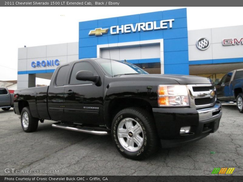 Black / Ebony 2011 Chevrolet Silverado 1500 LT Extended Cab