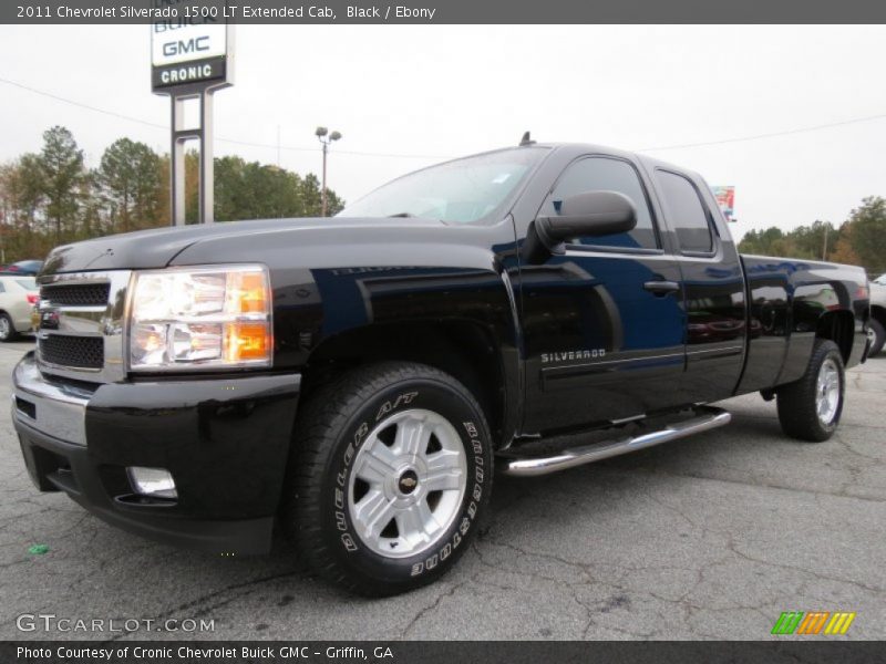Black / Ebony 2011 Chevrolet Silverado 1500 LT Extended Cab