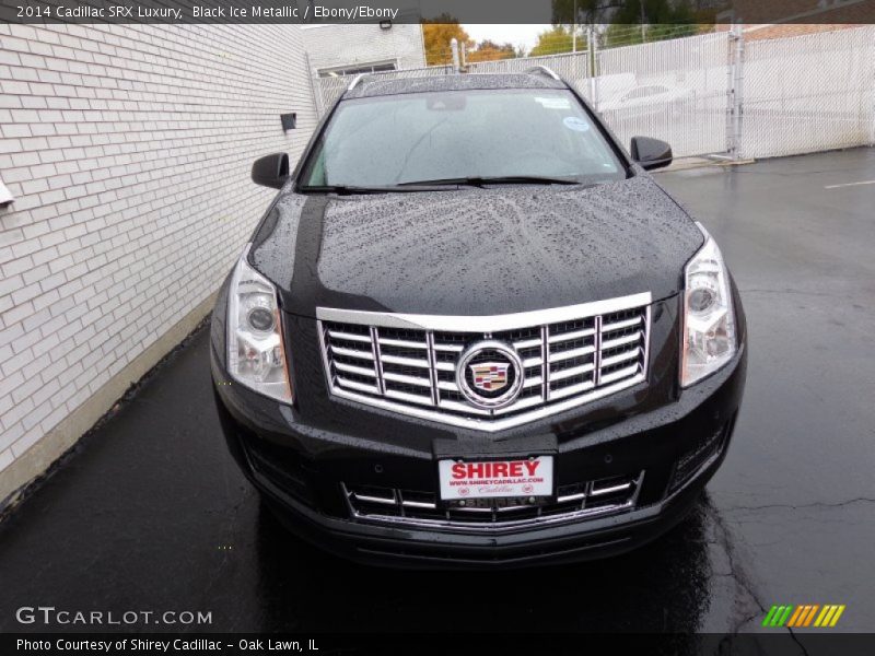 Black Ice Metallic / Ebony/Ebony 2014 Cadillac SRX Luxury