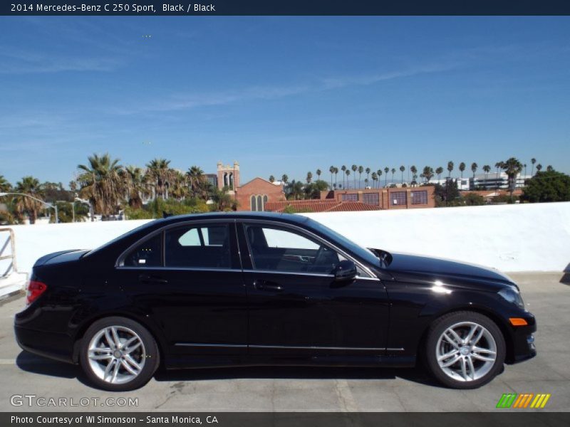 Black / Black 2014 Mercedes-Benz C 250 Sport