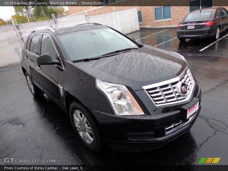 Black Ice Metallic / Ebony/Ebony 2014 Cadillac SRX Luxury