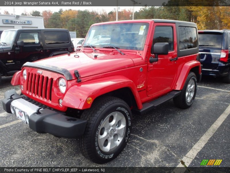 Flame Red / Black 2014 Jeep Wrangler Sahara 4x4