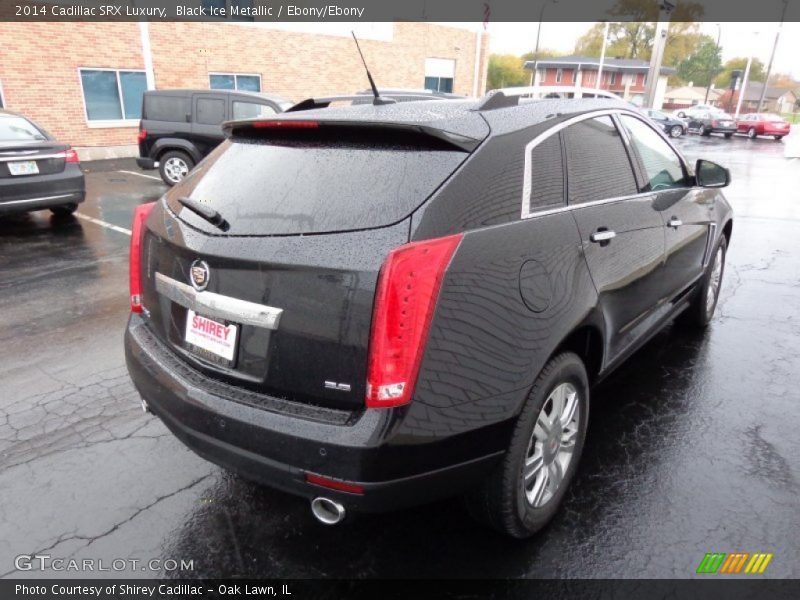 Black Ice Metallic / Ebony/Ebony 2014 Cadillac SRX Luxury