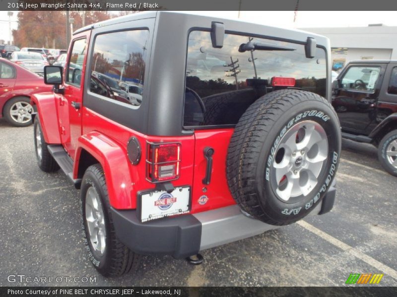 Flame Red / Black 2014 Jeep Wrangler Sahara 4x4