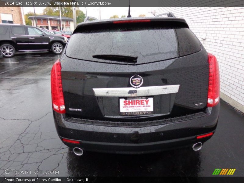 Black Ice Metallic / Ebony/Ebony 2014 Cadillac SRX Luxury
