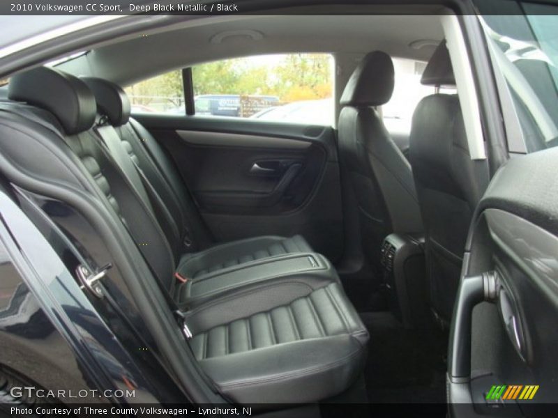 Deep Black Metallic / Black 2010 Volkswagen CC Sport