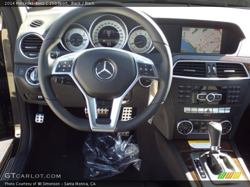 Black / Black 2014 Mercedes-Benz C 250 Sport