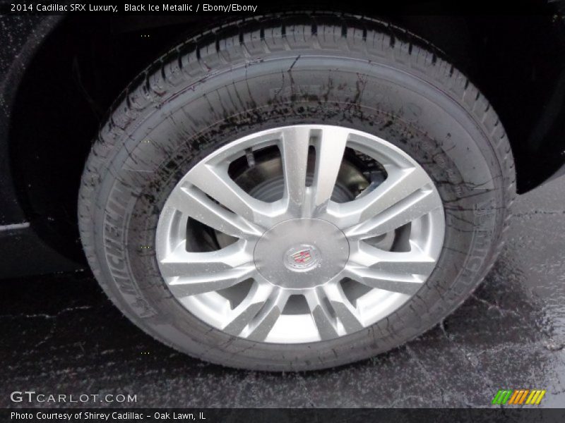 Black Ice Metallic / Ebony/Ebony 2014 Cadillac SRX Luxury
