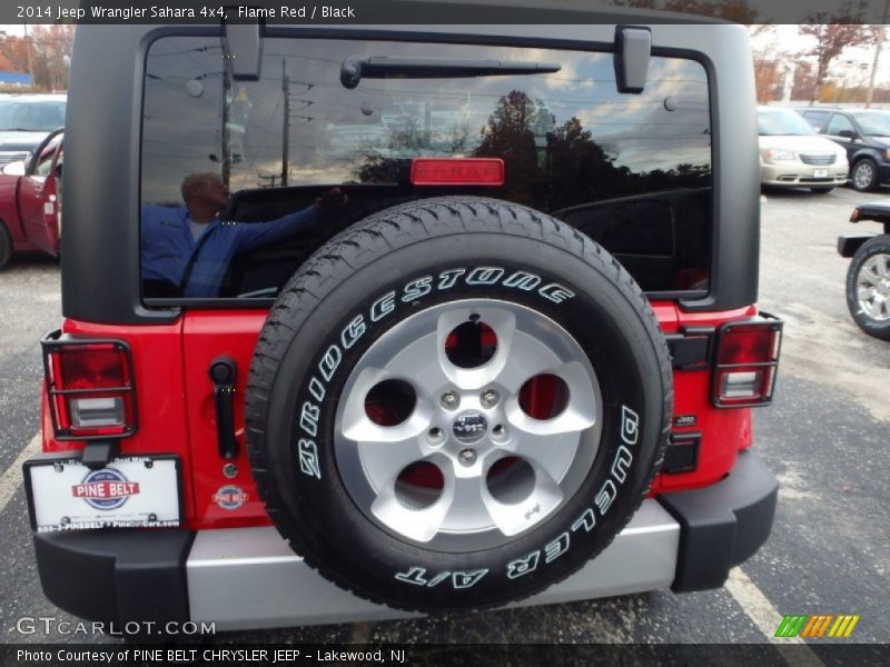 Flame Red / Black 2014 Jeep Wrangler Sahara 4x4