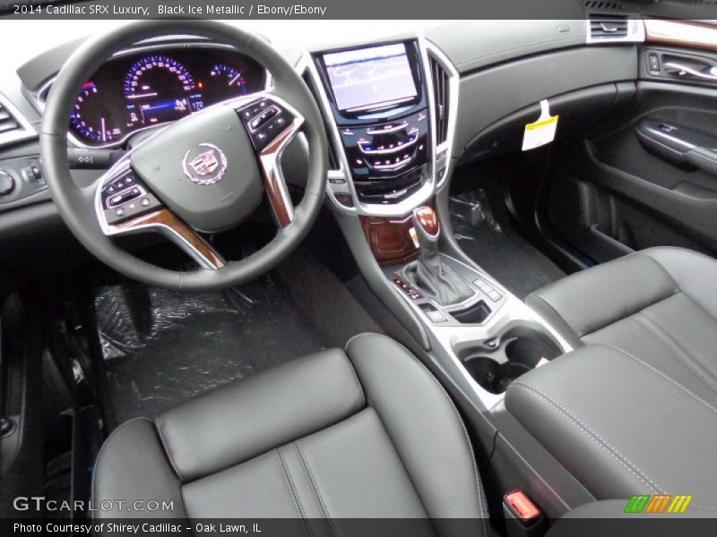 Black Ice Metallic / Ebony/Ebony 2014 Cadillac SRX Luxury