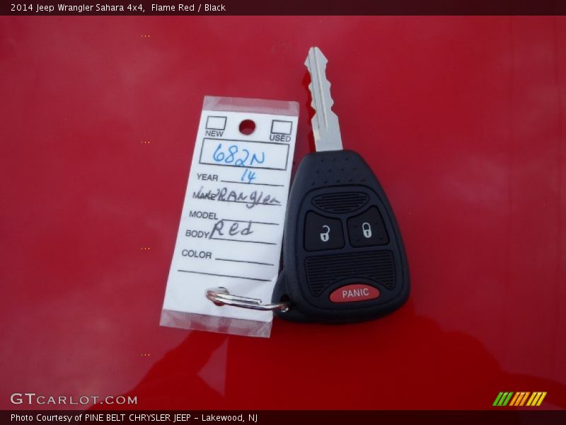 Flame Red / Black 2014 Jeep Wrangler Sahara 4x4