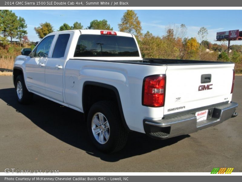 Summit White / Jet Black 2014 GMC Sierra 1500 SLE Double Cab 4x4