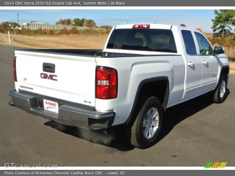 Summit White / Jet Black 2014 GMC Sierra 1500 SLE Double Cab 4x4