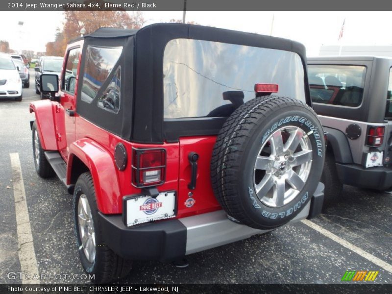 Flame Red / Black 2014 Jeep Wrangler Sahara 4x4
