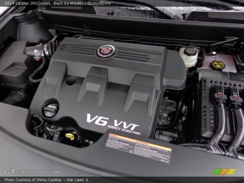 Black Ice Metallic / Ebony/Ebony 2014 Cadillac SRX Luxury