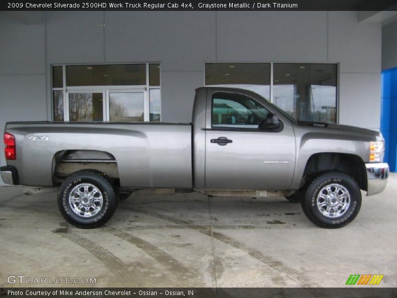 Graystone Metallic / Dark Titanium 2009 Chevrolet Silverado 2500HD Work Truck Regular Cab 4x4