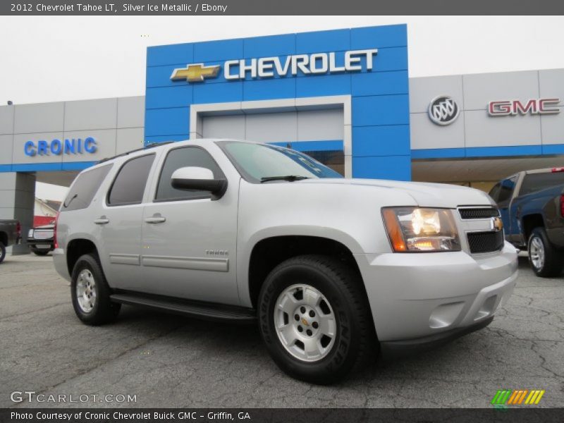 Silver Ice Metallic / Ebony 2012 Chevrolet Tahoe LT