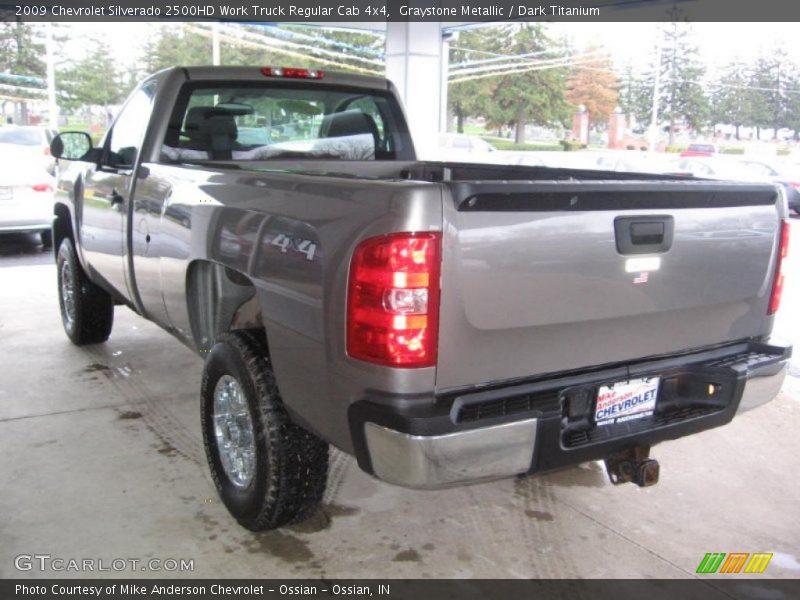 Graystone Metallic / Dark Titanium 2009 Chevrolet Silverado 2500HD Work Truck Regular Cab 4x4