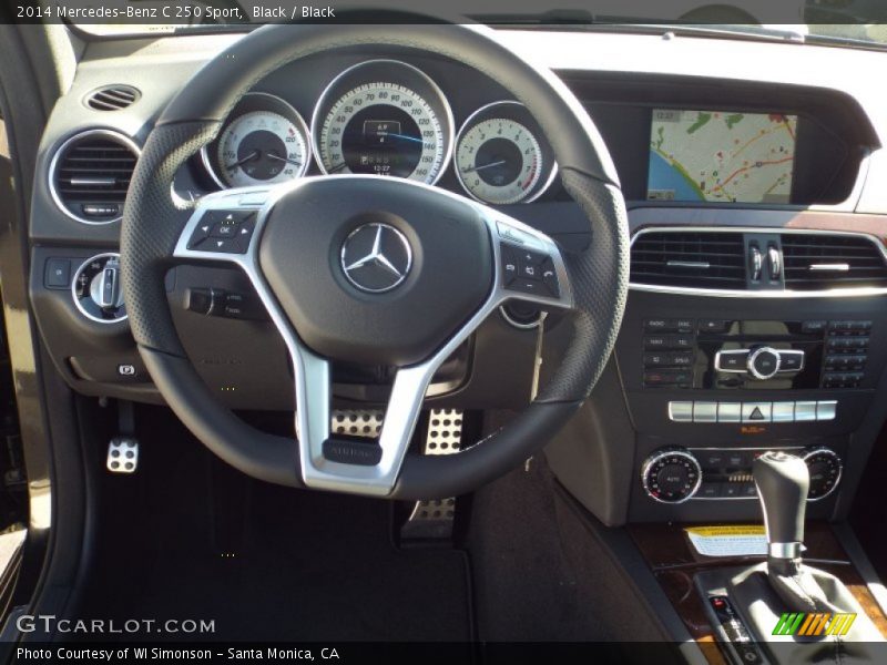 Black / Black 2014 Mercedes-Benz C 250 Sport