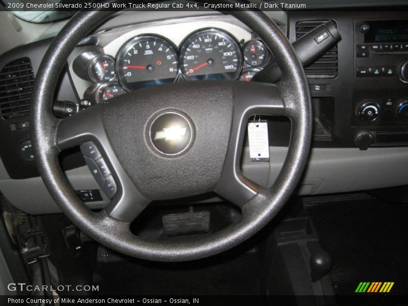 Graystone Metallic / Dark Titanium 2009 Chevrolet Silverado 2500HD Work Truck Regular Cab 4x4