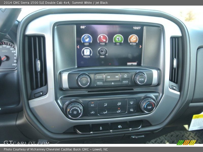 Summit White / Jet Black 2014 GMC Sierra 1500 SLE Double Cab 4x4