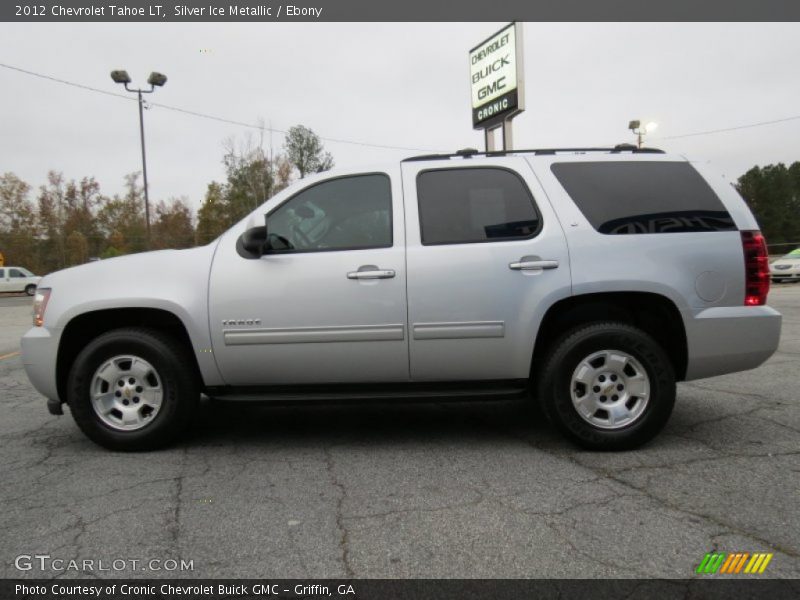 Silver Ice Metallic / Ebony 2012 Chevrolet Tahoe LT