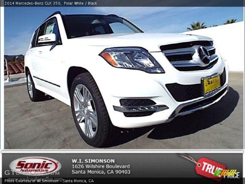Polar White / Black 2014 Mercedes-Benz GLK 350