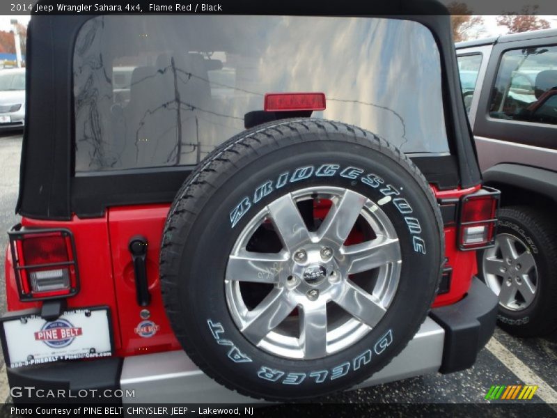 Flame Red / Black 2014 Jeep Wrangler Sahara 4x4