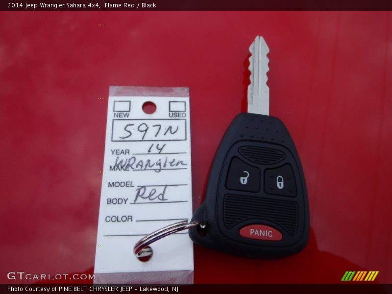 Flame Red / Black 2014 Jeep Wrangler Sahara 4x4