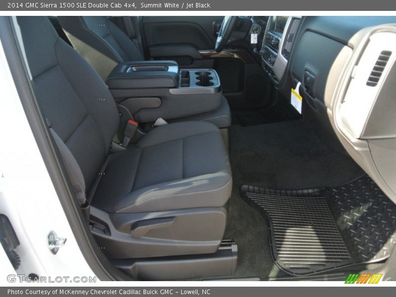 Summit White / Jet Black 2014 GMC Sierra 1500 SLE Double Cab 4x4
