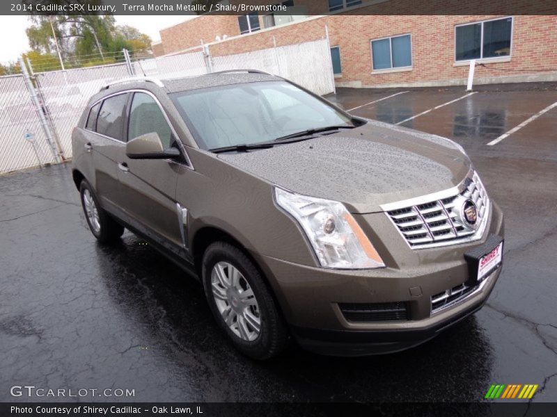 Terra Mocha Metallic / Shale/Brownstone 2014 Cadillac SRX Luxury