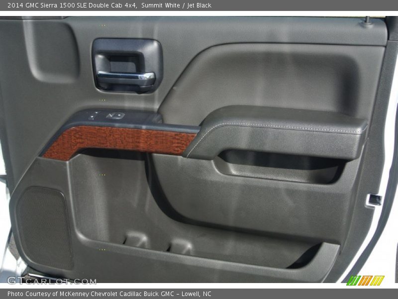 Summit White / Jet Black 2014 GMC Sierra 1500 SLE Double Cab 4x4