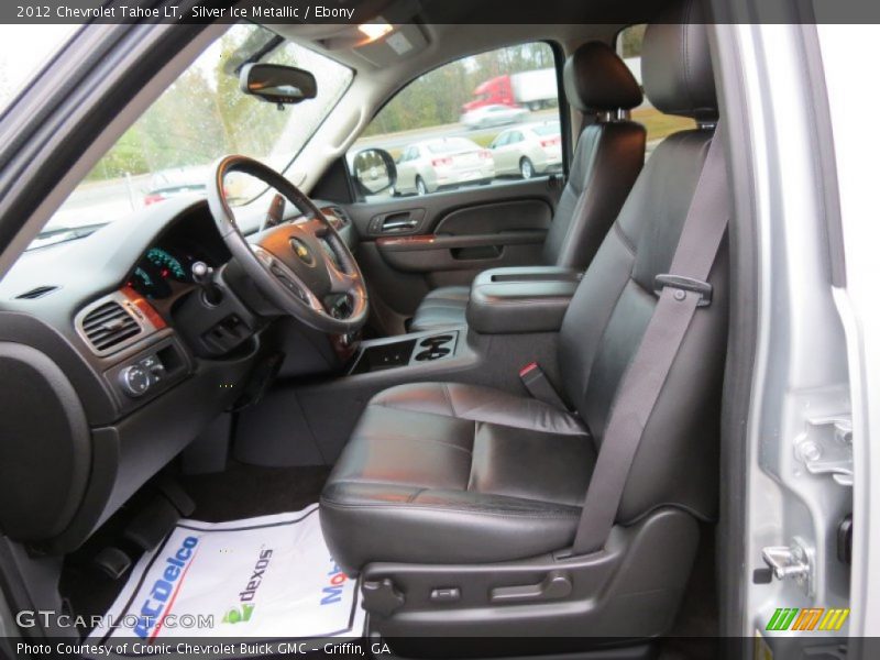 Silver Ice Metallic / Ebony 2012 Chevrolet Tahoe LT