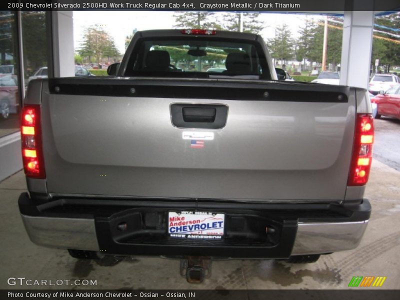 Graystone Metallic / Dark Titanium 2009 Chevrolet Silverado 2500HD Work Truck Regular Cab 4x4