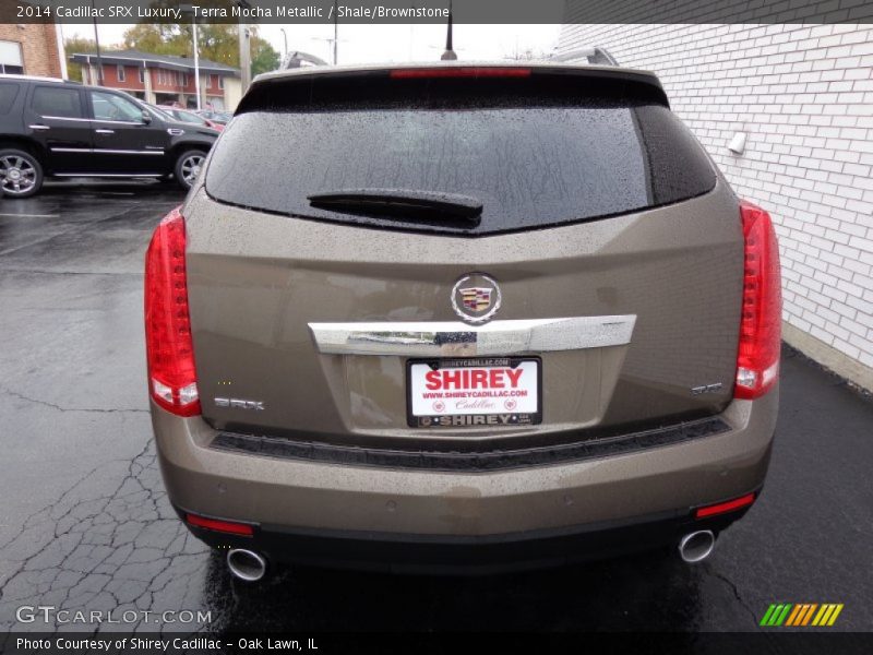 Terra Mocha Metallic / Shale/Brownstone 2014 Cadillac SRX Luxury