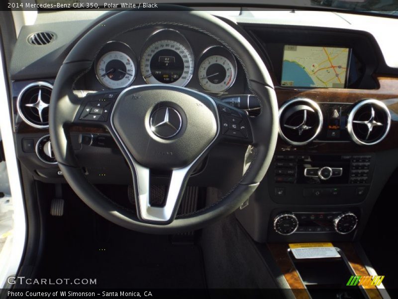 Polar White / Black 2014 Mercedes-Benz GLK 350
