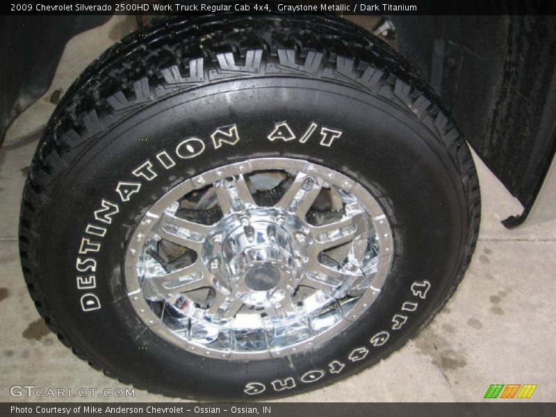 Graystone Metallic / Dark Titanium 2009 Chevrolet Silverado 2500HD Work Truck Regular Cab 4x4