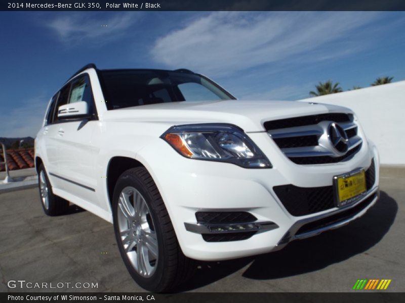 Polar White / Black 2014 Mercedes-Benz GLK 350