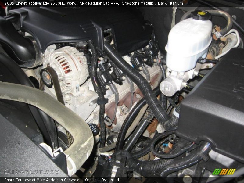 Graystone Metallic / Dark Titanium 2009 Chevrolet Silverado 2500HD Work Truck Regular Cab 4x4