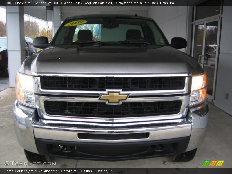Graystone Metallic / Dark Titanium 2009 Chevrolet Silverado 2500HD Work Truck Regular Cab 4x4