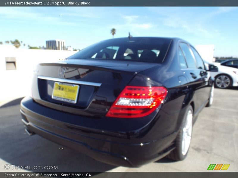 Black / Black 2014 Mercedes-Benz C 250 Sport