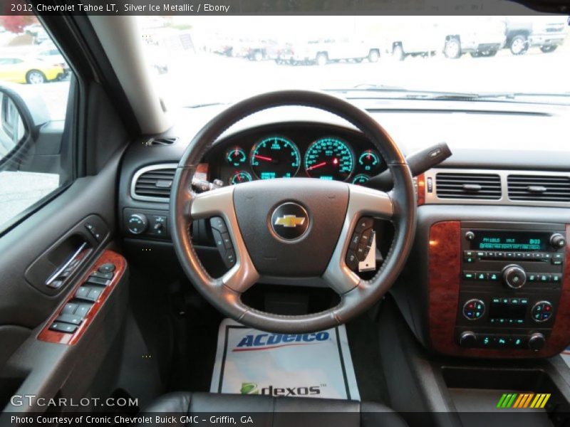 Silver Ice Metallic / Ebony 2012 Chevrolet Tahoe LT