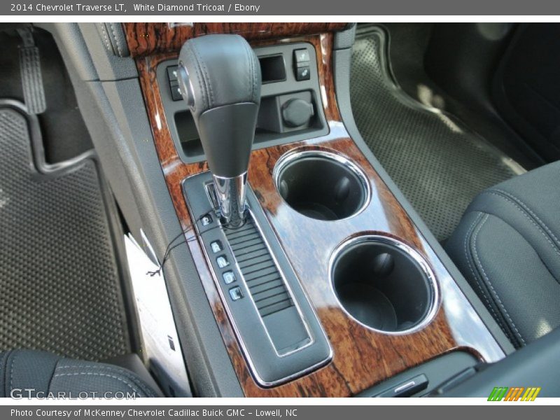 White Diamond Tricoat / Ebony 2014 Chevrolet Traverse LT