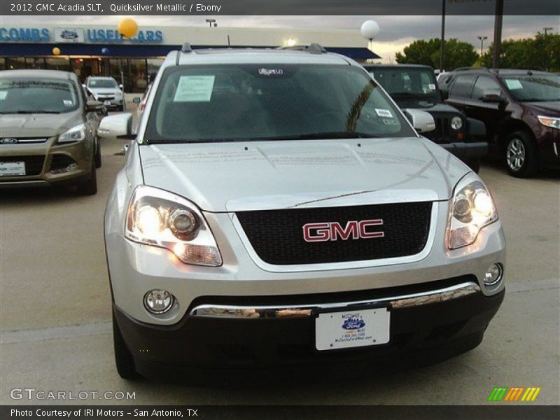 Quicksilver Metallic / Ebony 2012 GMC Acadia SLT