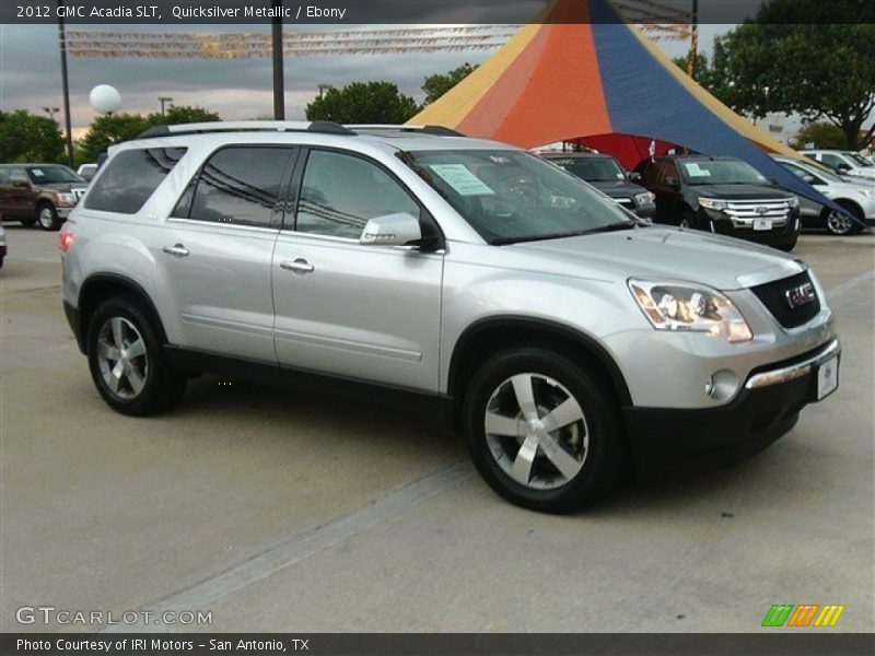 Quicksilver Metallic / Ebony 2012 GMC Acadia SLT