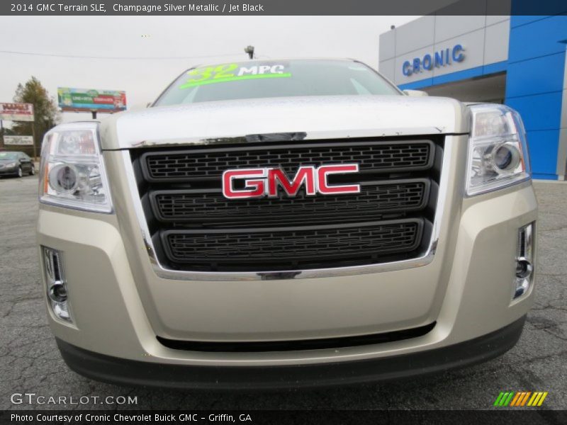 Champagne Silver Metallic / Jet Black 2014 GMC Terrain SLE