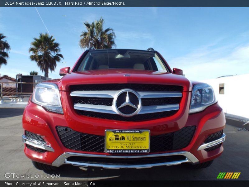 Mars Red / Almond Beige/Mocha 2014 Mercedes-Benz GLK 350