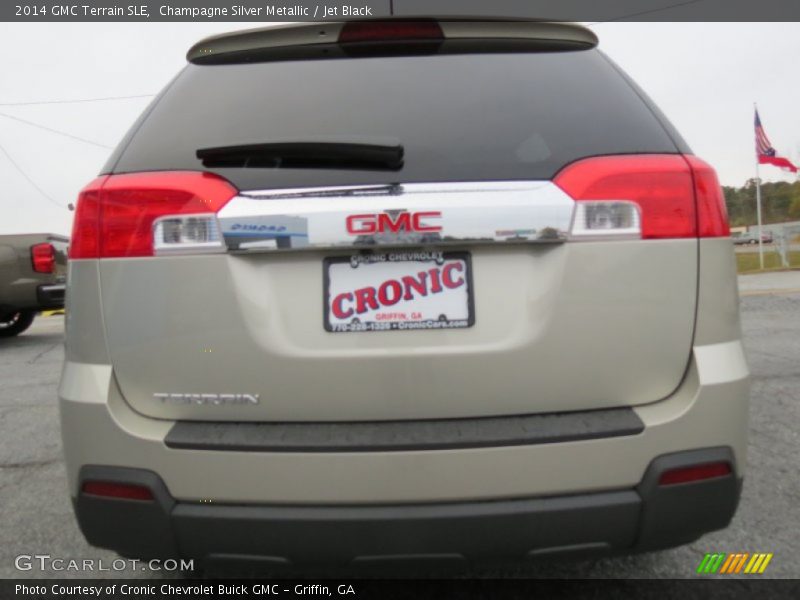 Champagne Silver Metallic / Jet Black 2014 GMC Terrain SLE