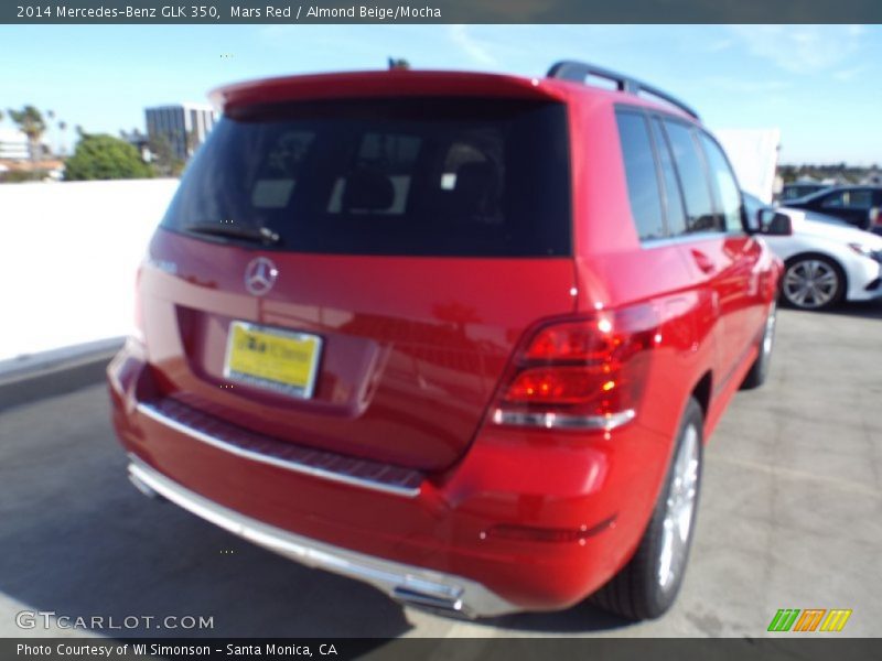 Mars Red / Almond Beige/Mocha 2014 Mercedes-Benz GLK 350